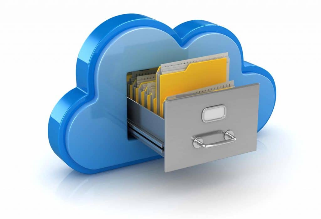 Cloud Computing System Concept , This is a 3d rendered computer generated image. Isolated on white.